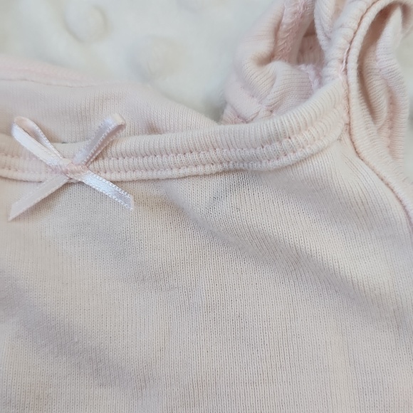 Carter's Pastel Floral & Light Pink Cotton Baby One-Piece Bodysuits - Picture 4 of 5